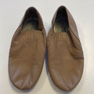 ABT Tan Jazz Shoes size 3.0 dance shoes girls jazz shoe
